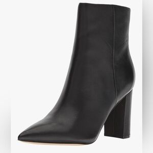 Black Leather Ankle Boots